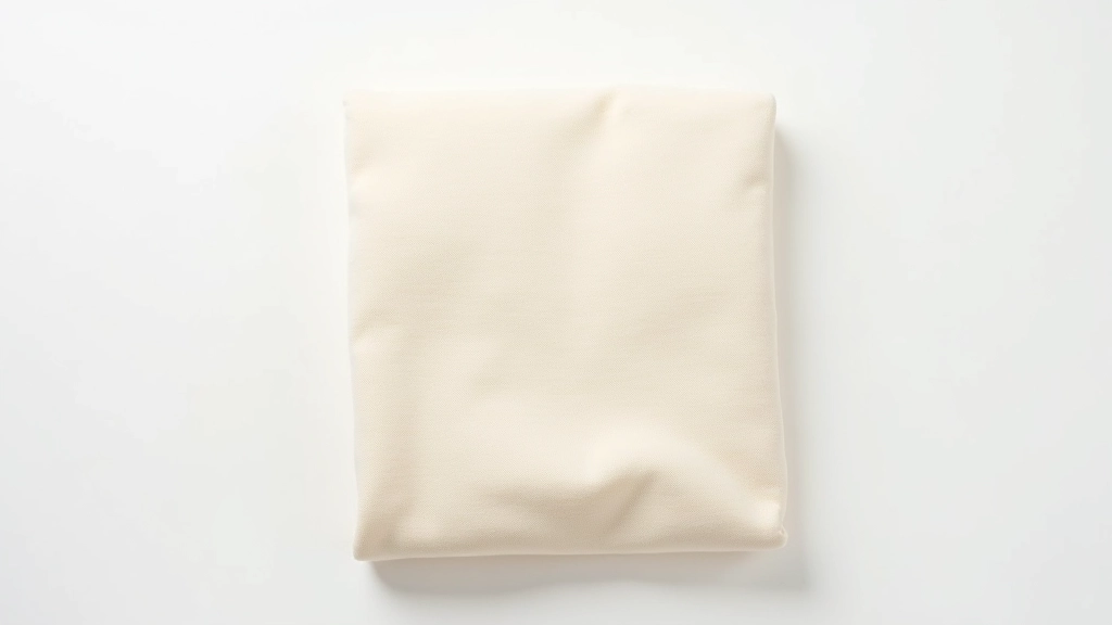 Merino wool thermal base layer crew neck, folded neatly showing fine wool texture and natural cream coloring